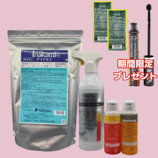 アイナカミ（化粧品登録　無添加インディゴパウダー）1000g　プロ用SET