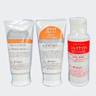 ヒルコスUVフェイス　クリーム日焼け止め３点セット